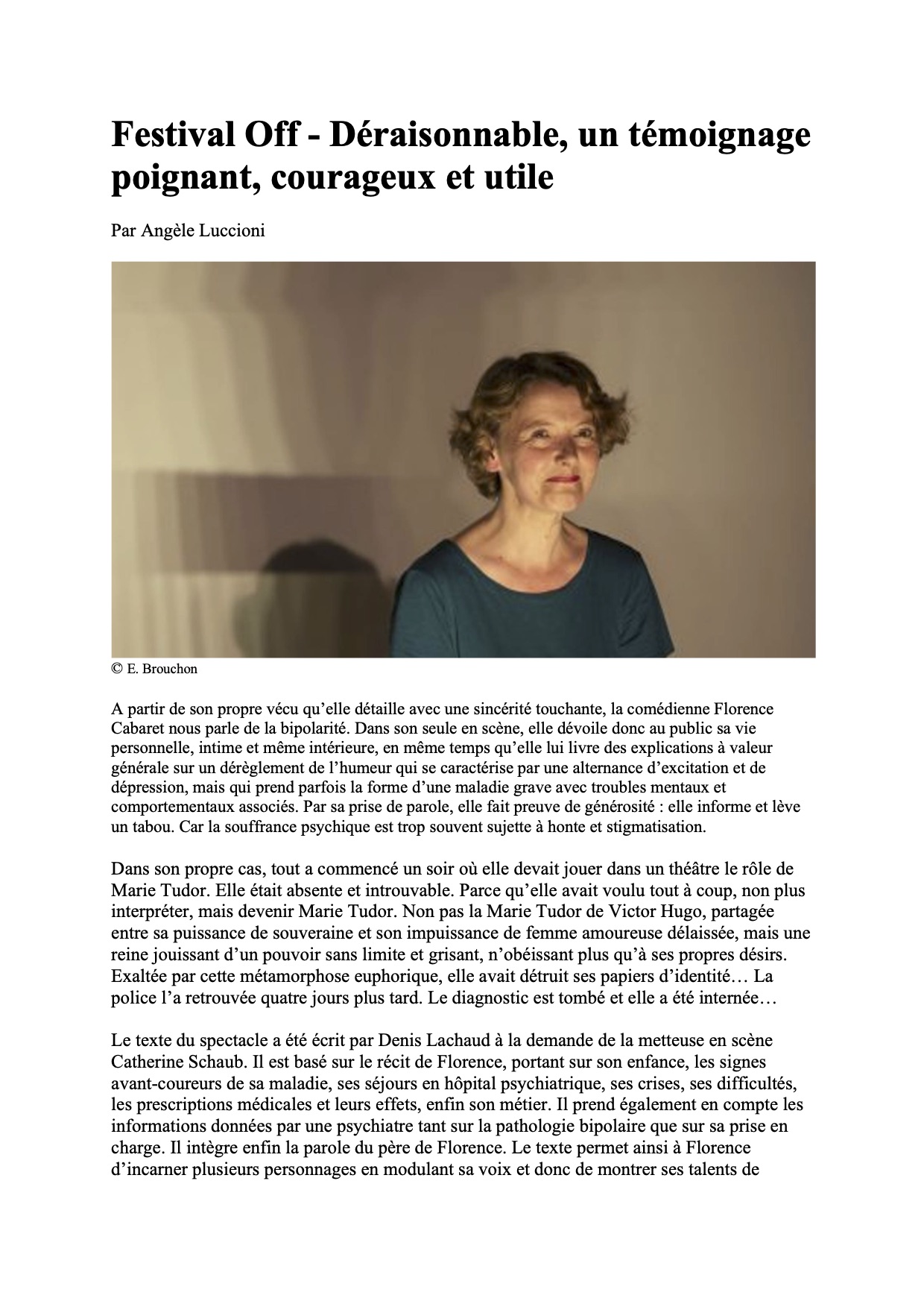 Critique déraisonnable